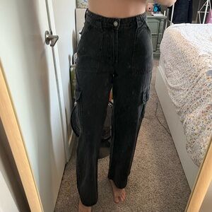 Cotton On Black Cargo Jeans